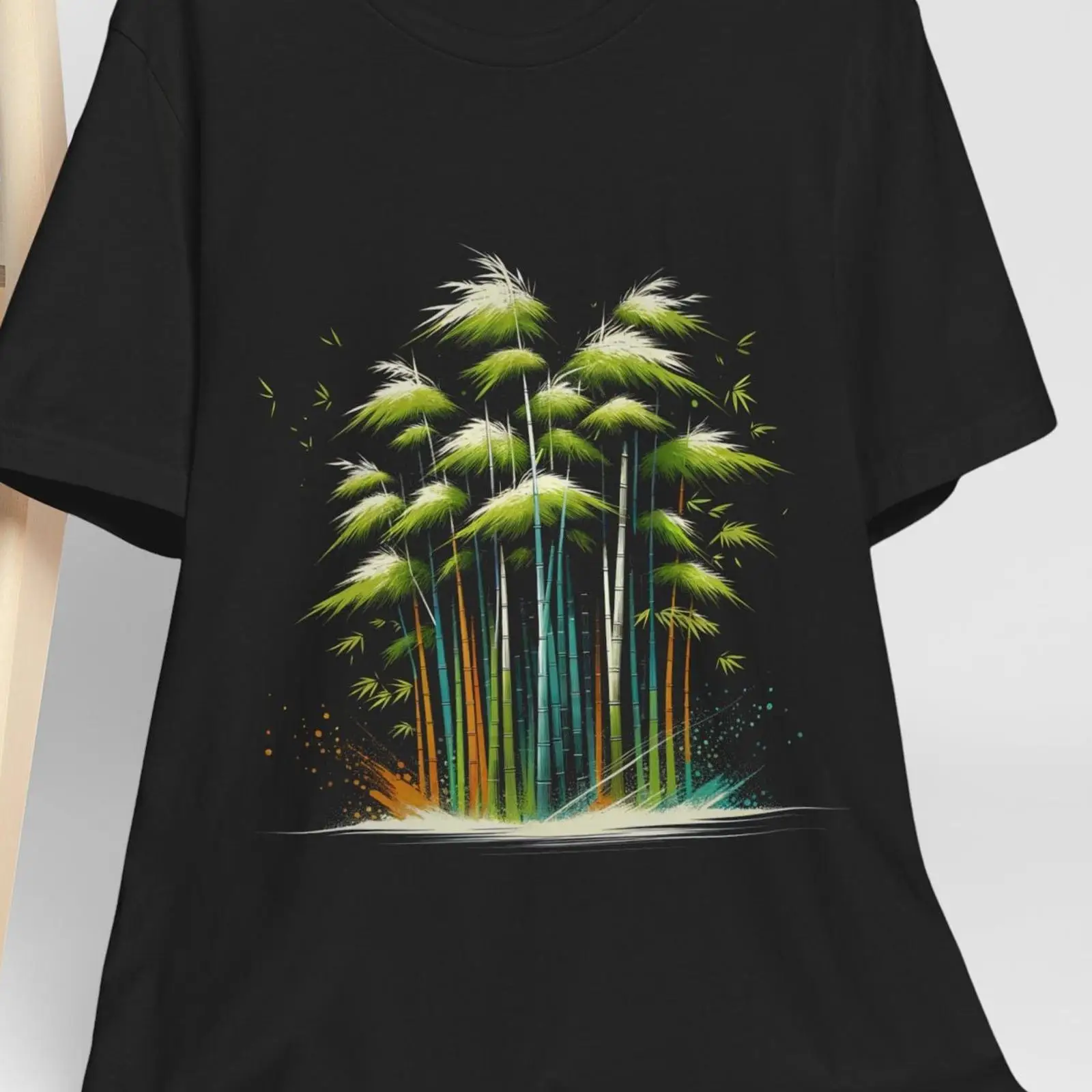 Vintage Fashion Kyoto - Camiseta con diseño de bosque de
