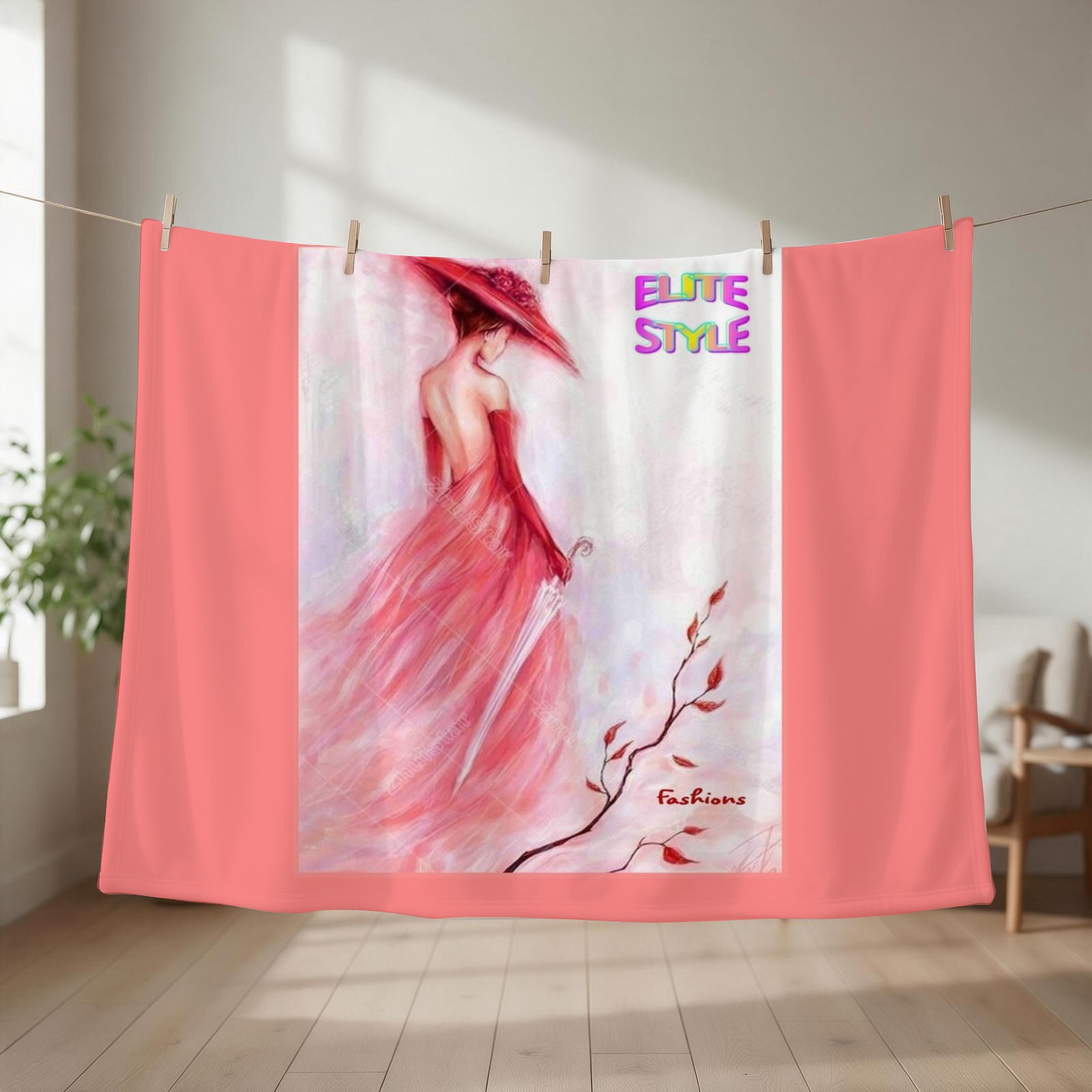 Vintage Fashion Magazine Covers - ESTILO ELITE: Manta decorativa con estampado