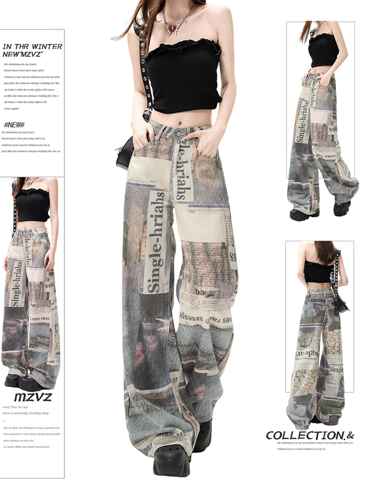 Mom Jean High Rise - Pantalones vaqueros de invierno para mujer,