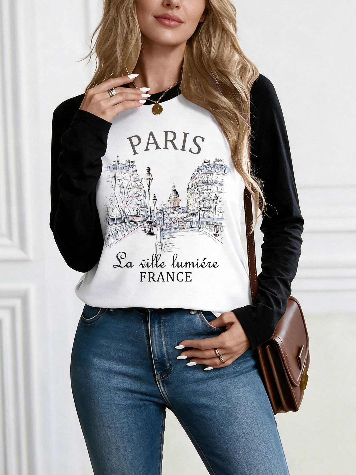 Vintage Fashion In Paris - Camiseta de moda con estampado de