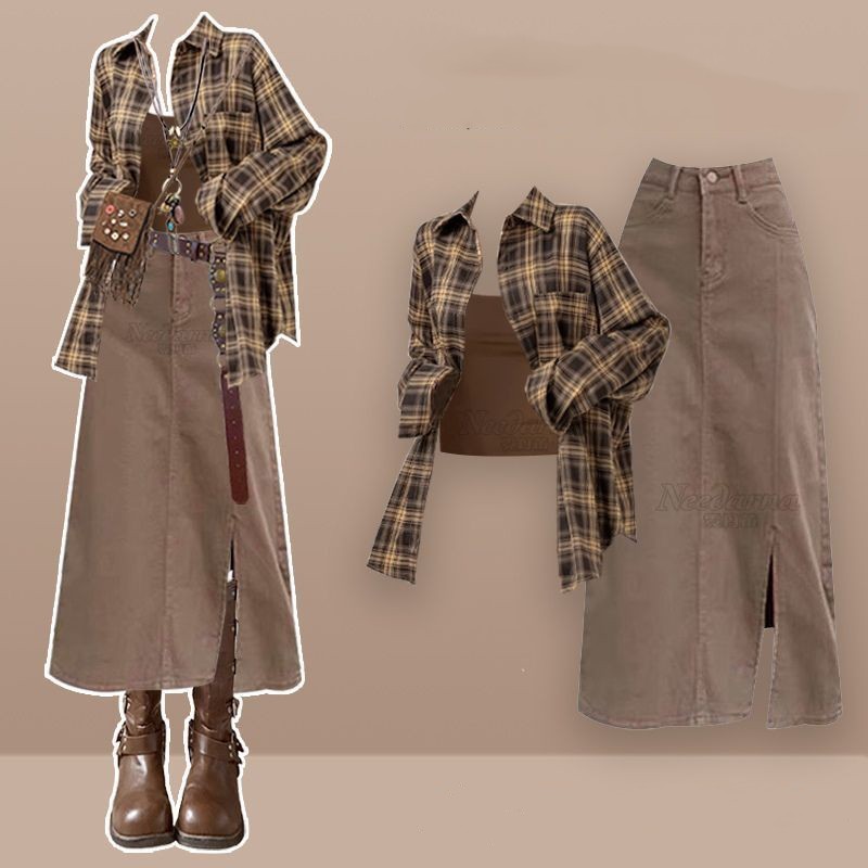 Vintage Fashion Jersey - Conjunto de 3 Piezas para Mujer,