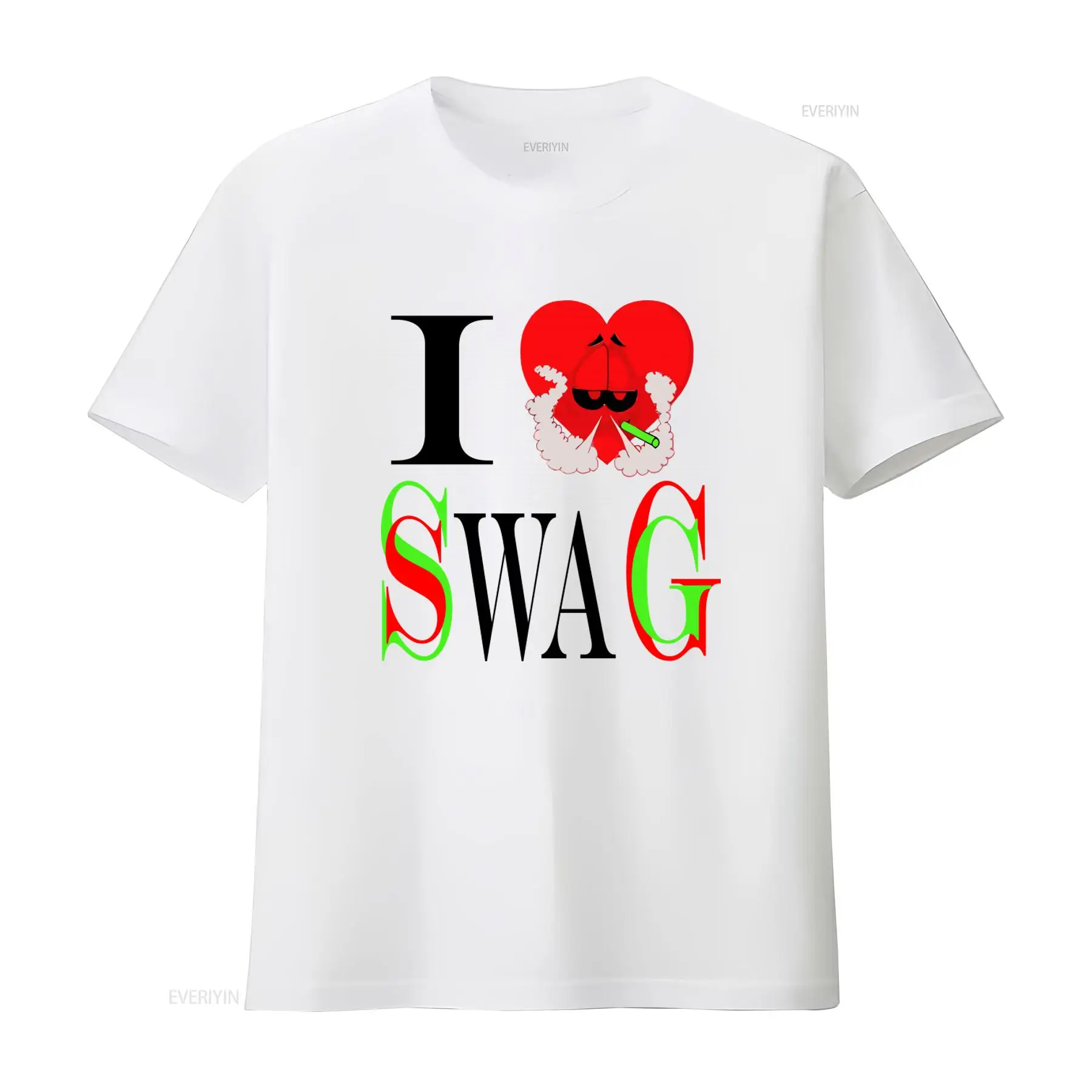 Vintage Fashion Look - Camiseta con Estampado de Corazón Estilo