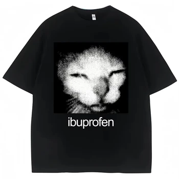 Vintage Fashion Jersey - Camisetas Gráficas con Memes de Gatos