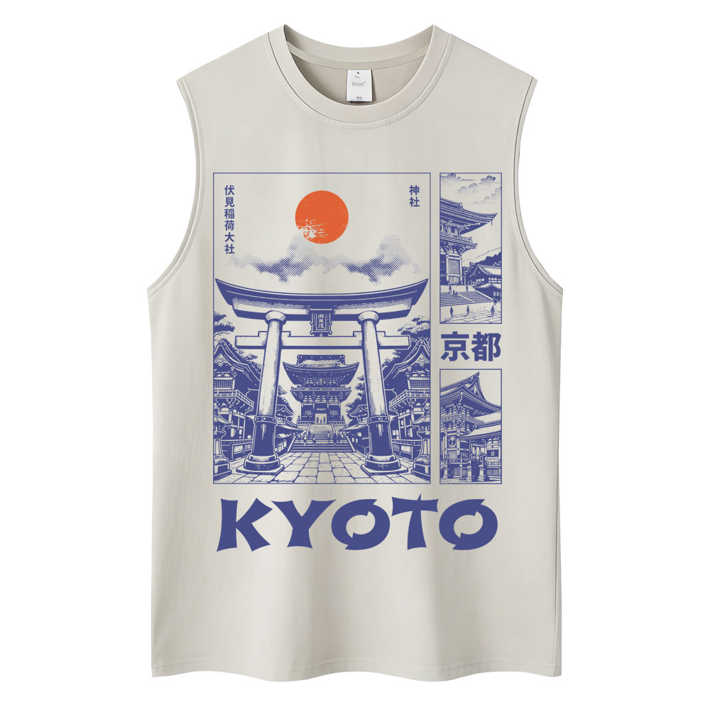Vintage Fashion Kyoto - Camisetas sin mangas con gráficos de