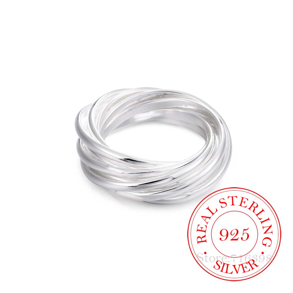 Vintage Fashion Look - 100% joyería De plata esterlina 925