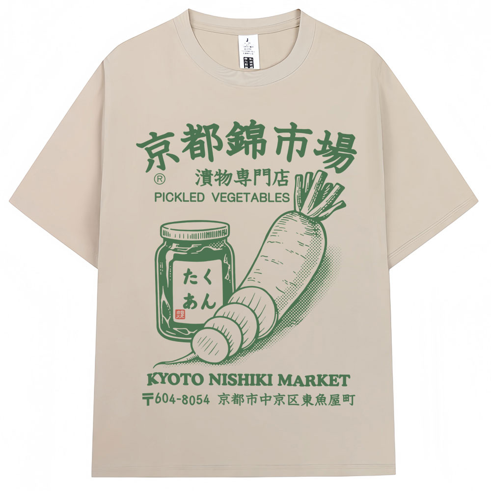 Vintage Fashion Kyoto - Camiseta con estampado del mercado de