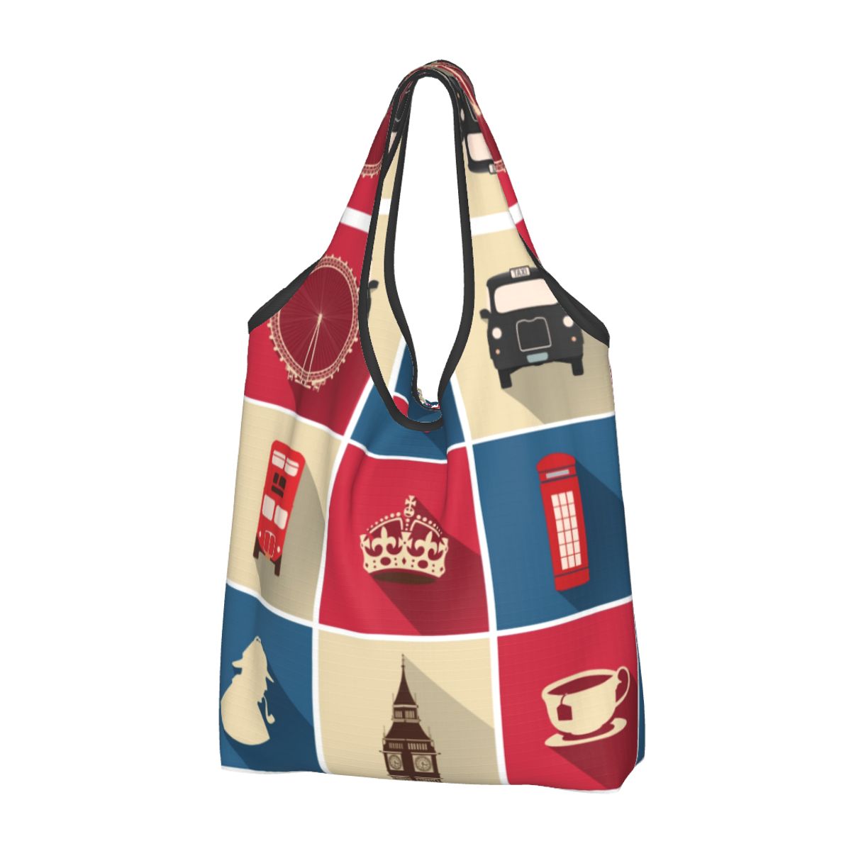 Vintage Fashion London - Bolso de hombro personalizado con símbolo