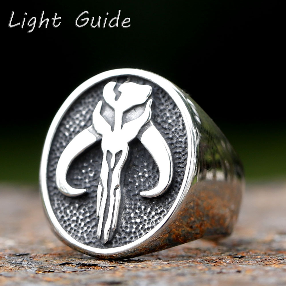 Vintage Fashion Guide - Anillo de calavera alienígena para hombres