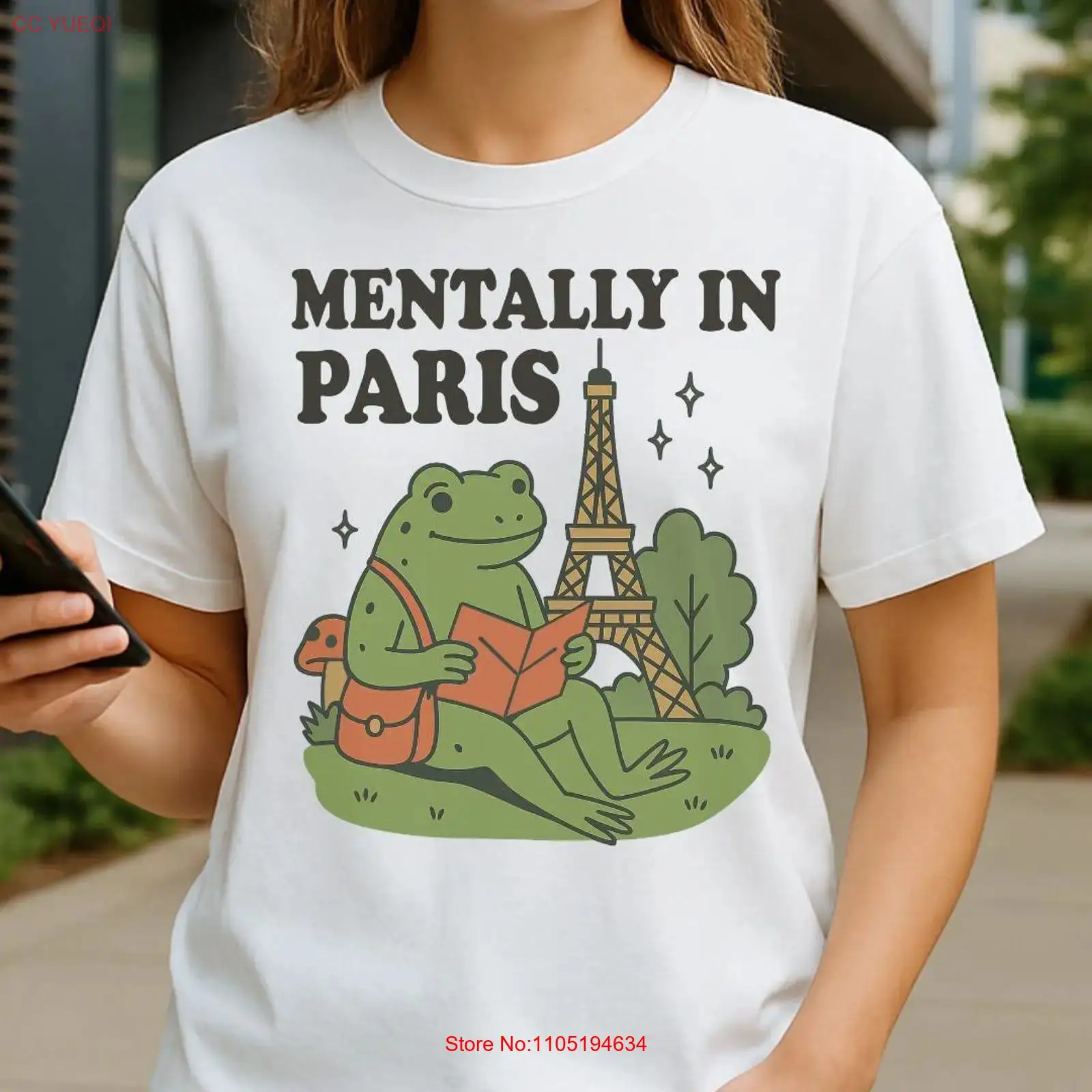 Vintage Fashion In Paris - MENTALLY IN PARIS Camiseta Amante Francia