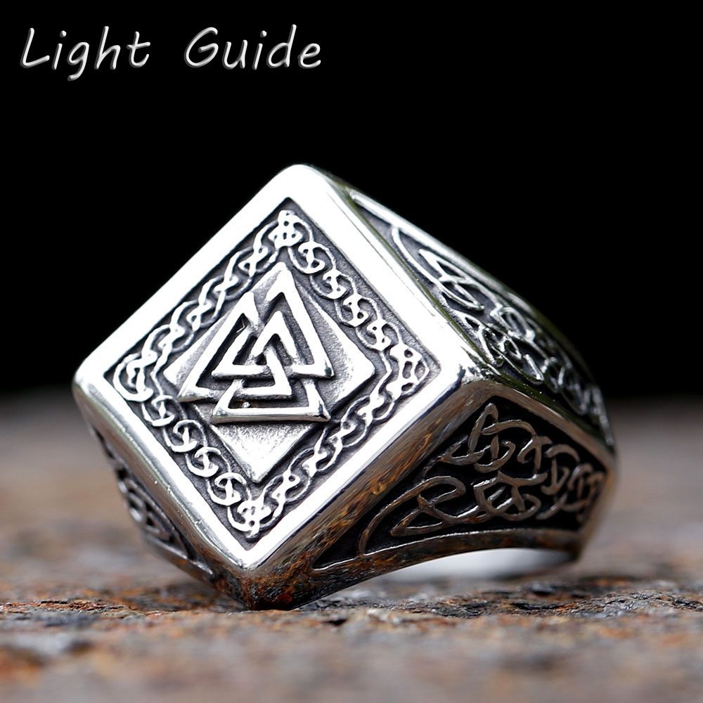 Vintage Fashion Guide - Anillo Vintage de acero inoxidable 316L