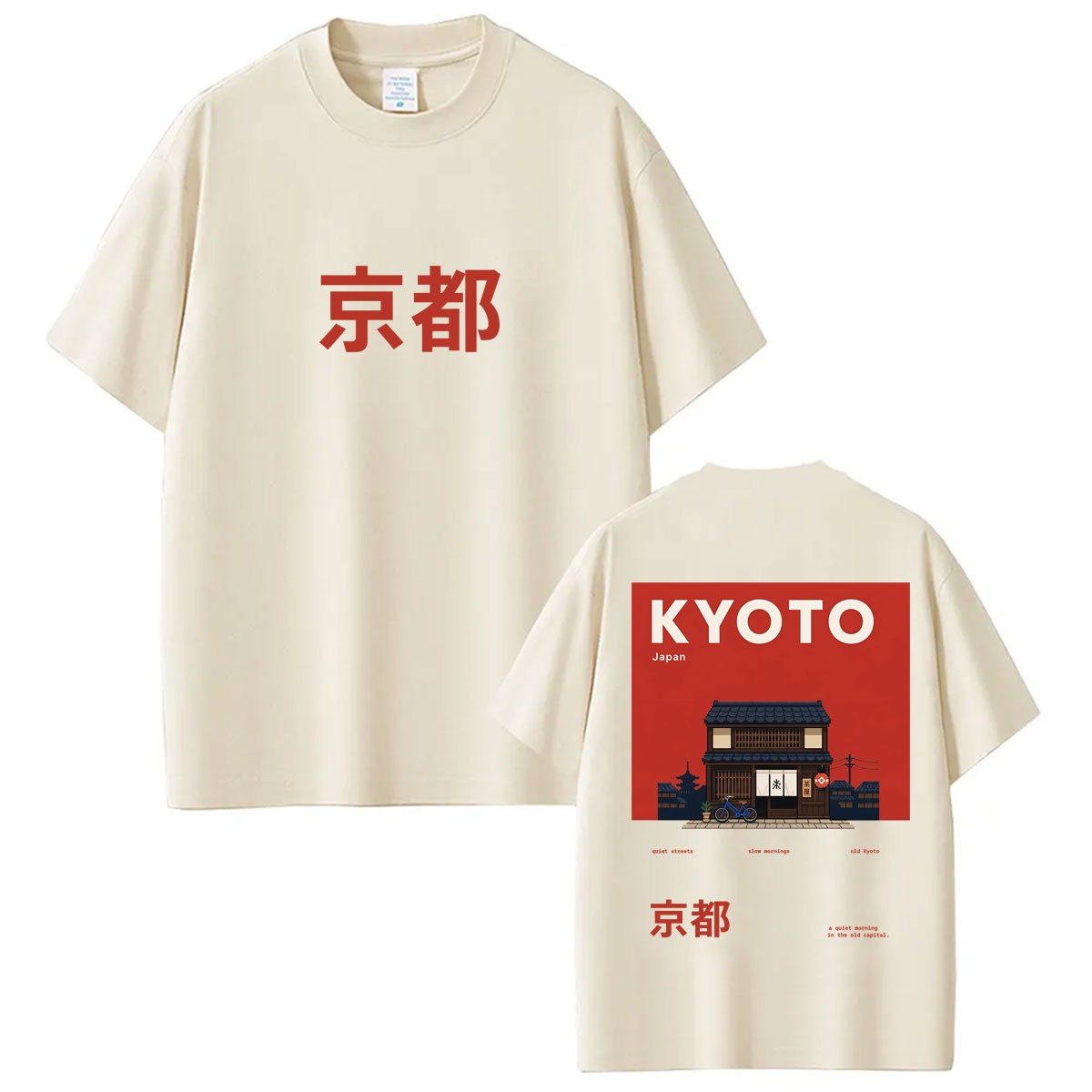 Vintage Fashion Kyoto - Camisetas gráficas de estilo japonés, con