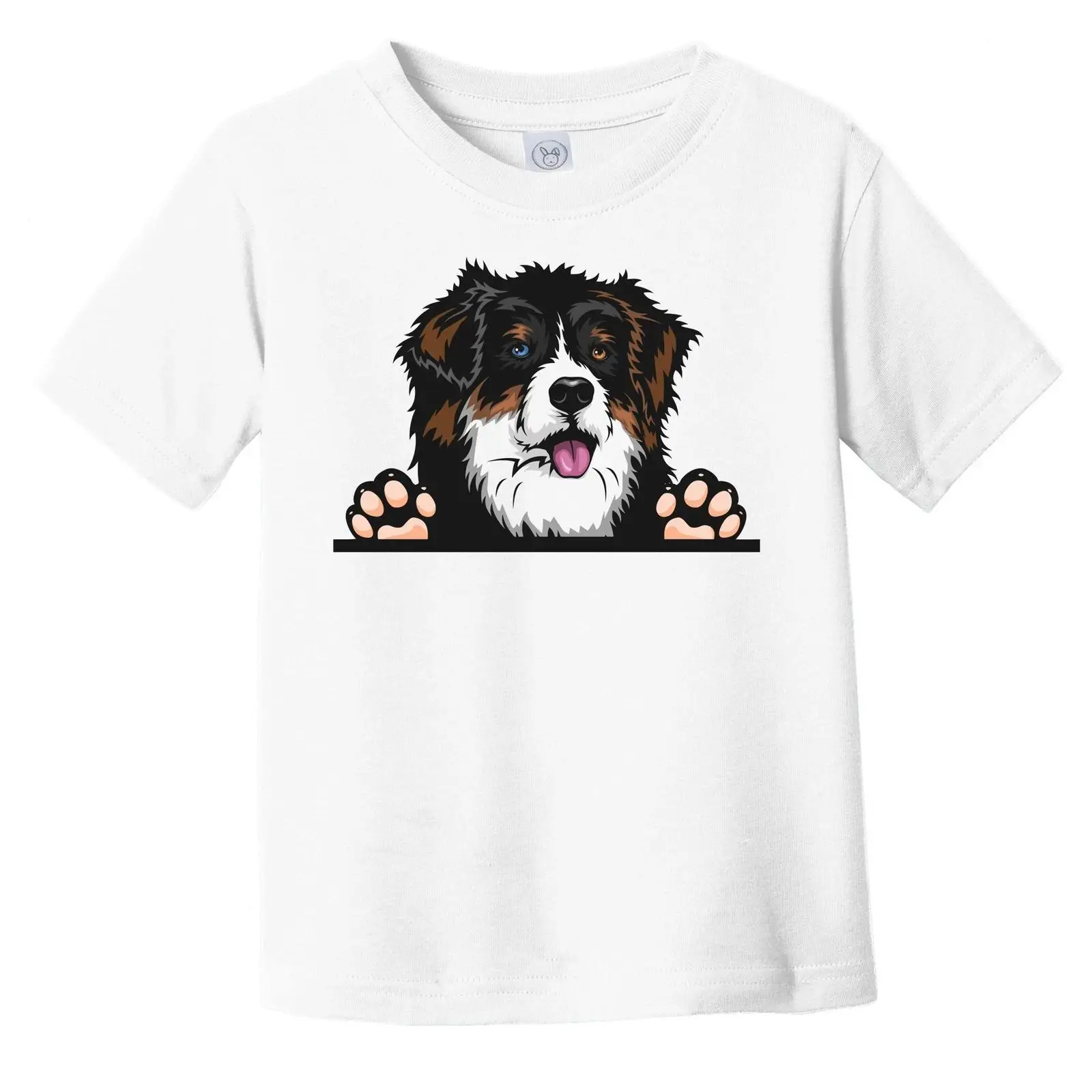 Vintage Fashion Pop Up - Camiseta con estampado de perro pastor