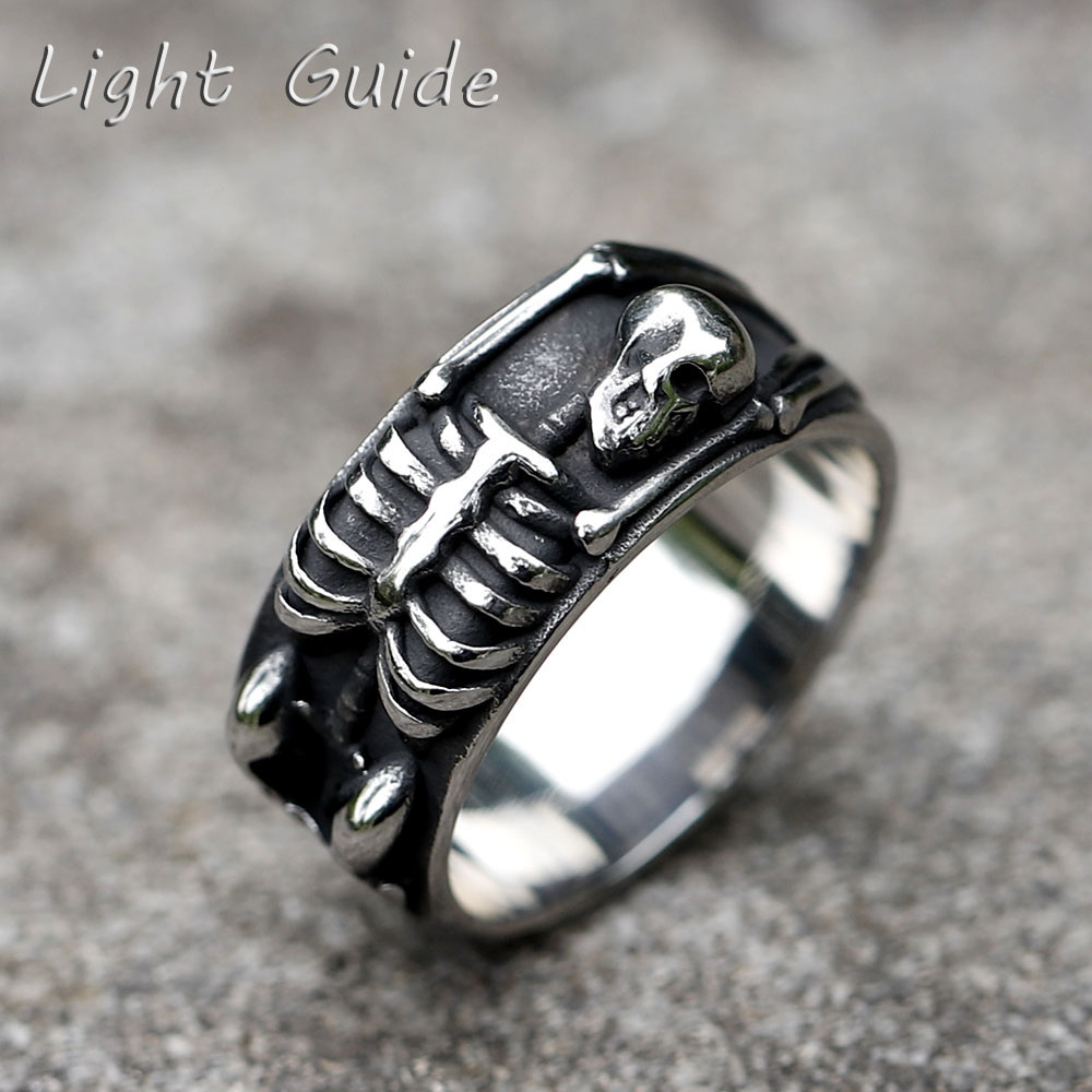 Vintage Fashion Guide - Anillos de acero inoxidable 316L para