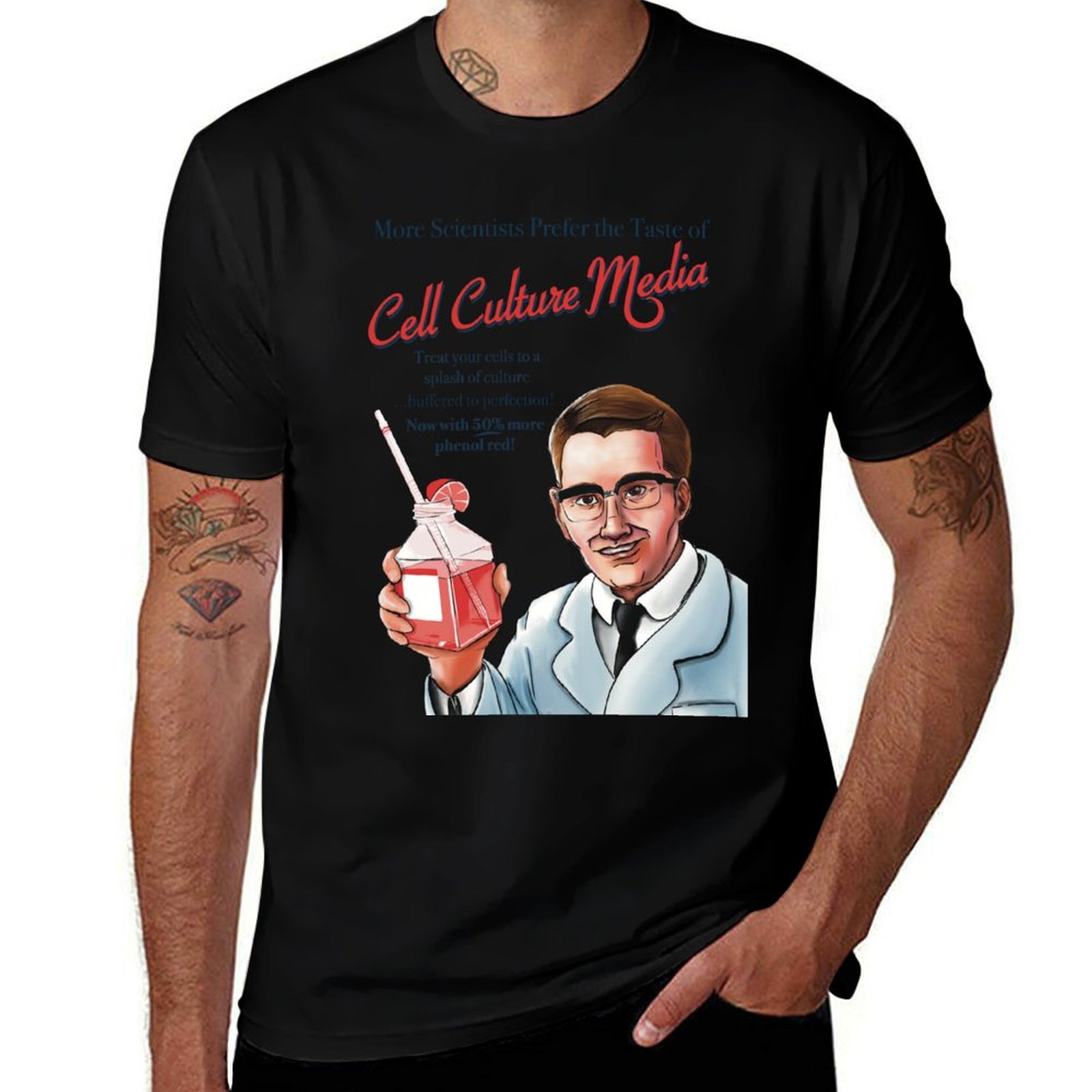 Vintage Fashion Ads - Camiseta Vintage con Estampado de Publicidad