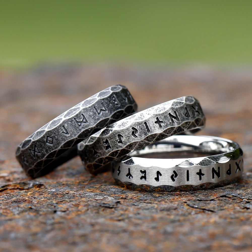 Nuevo anillo de acero inoxidab - Vintage Fashion Guide reseña y precio