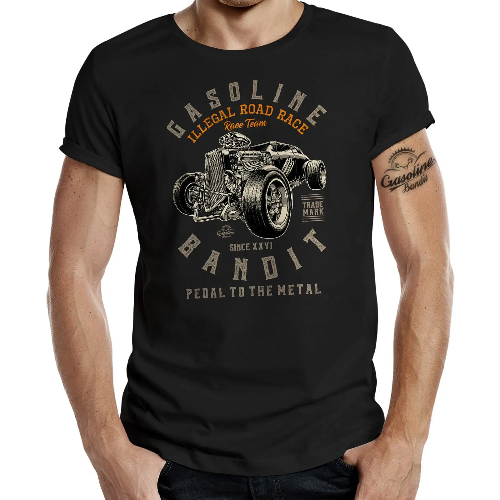 Camiseta para hombre Hot Rod R - Vintage Fashion Ads reseña y precio