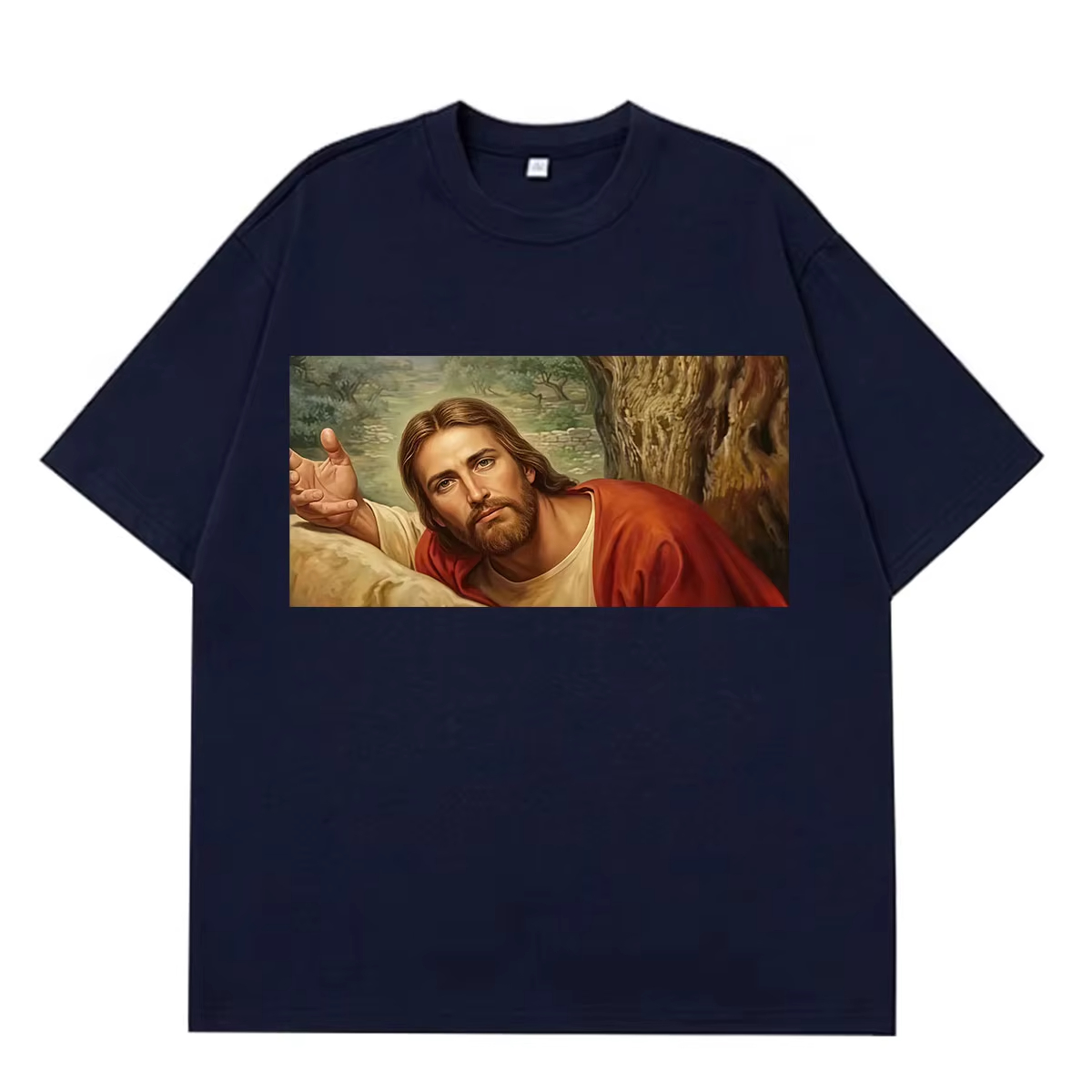 Camiseta divertida de Jesús mi - Vintage Fashion Look reseña y precio