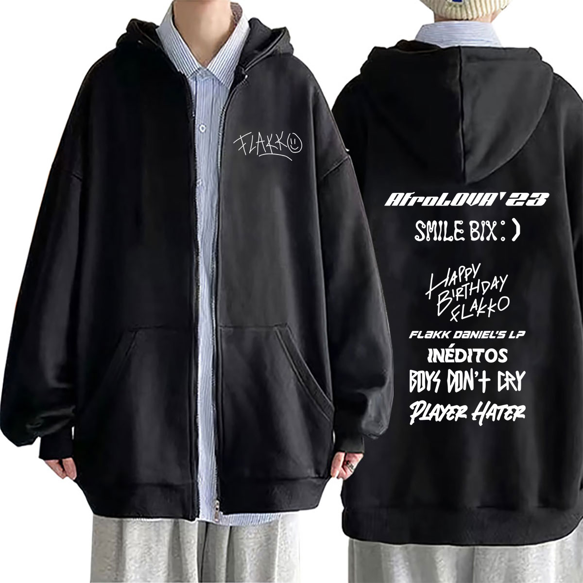 Sudadera con capucha y cremall - Vintage Fashion Pop Up reseña y precio