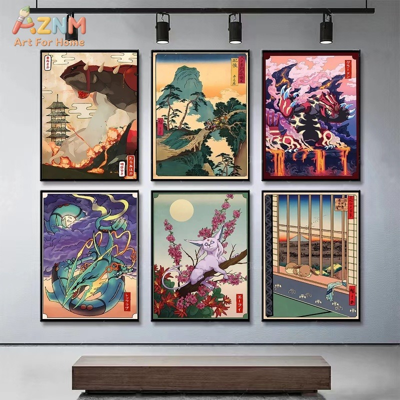 AZNM Impresión en lienzo estil - Vintage Fashion Japan reseña y precio