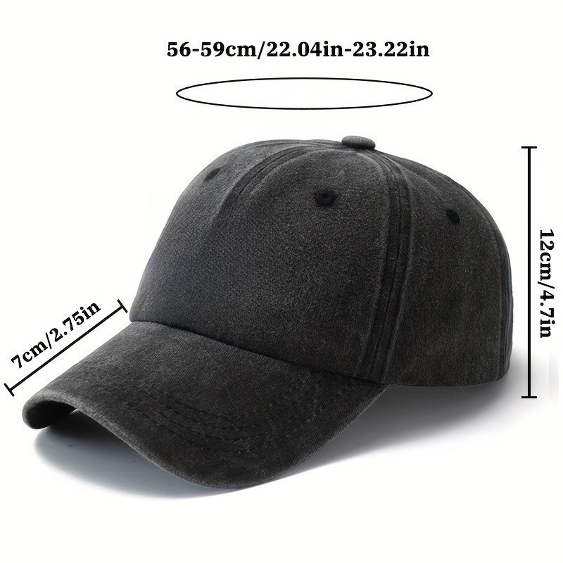 Gorra de béisbol ajustable con - Vintage Fashion Look reseña y precio