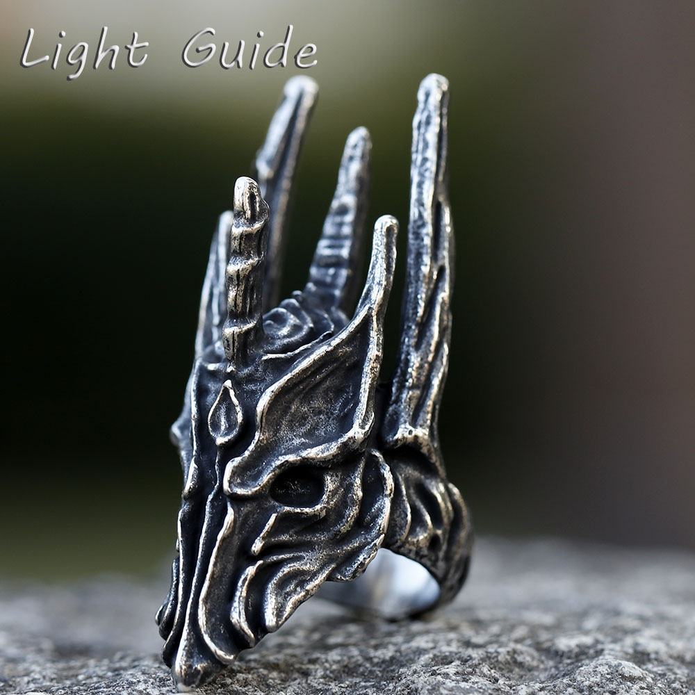 Anillo Vintage de acero inoxid - Vintage Fashion Guide reseña y precio