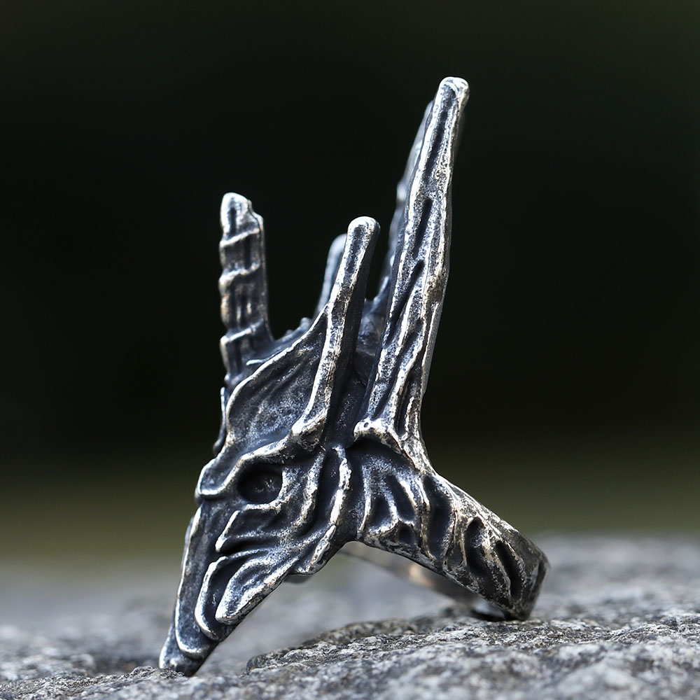 Anillo Vintage de acero inoxid - Vintage Fashion Guide reseña y precio