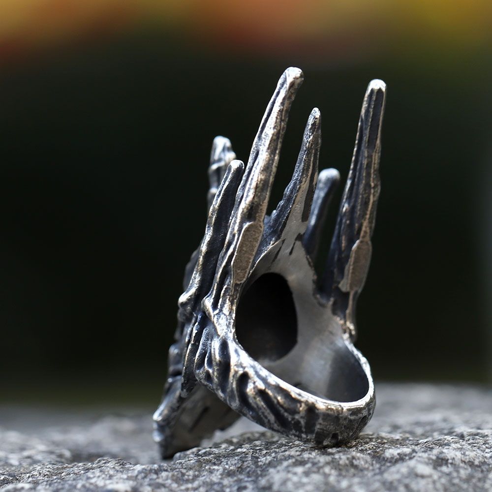 Anillo Vintage de acero inoxid - Vintage Fashion Guide reseña y precio