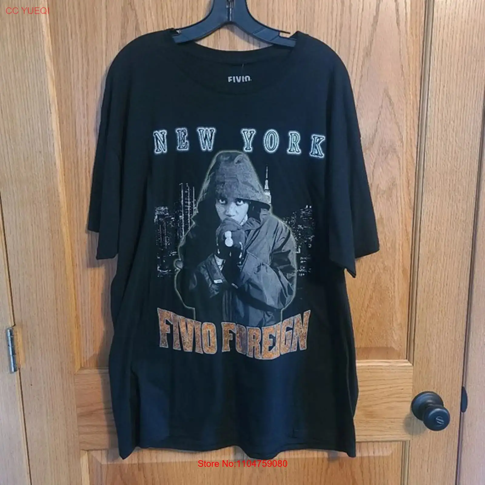Camiseta Negra para Hombre Rue - Vintage Fashion York reseña y precio
