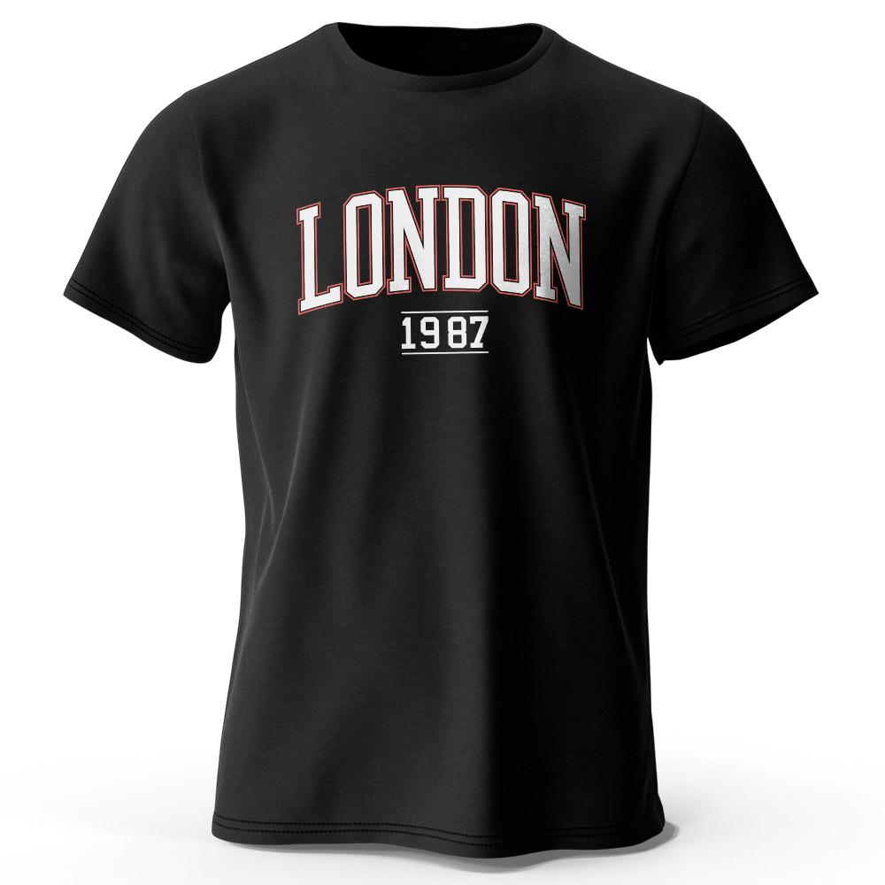 Camiseta Vintage London 1987 p - Vintage Fashion London reseña y precio