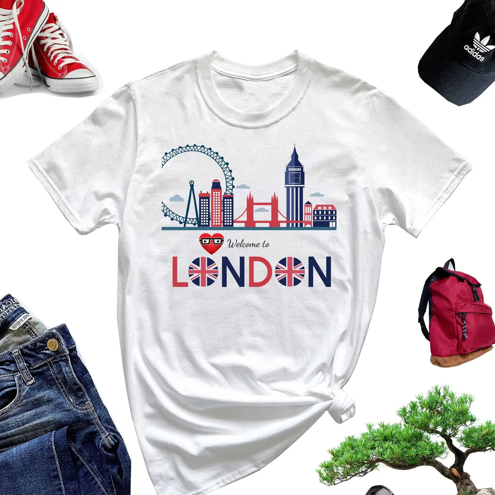 Camiseta de bienvenida a Londr - Vintage Fashion London reseña y precio
