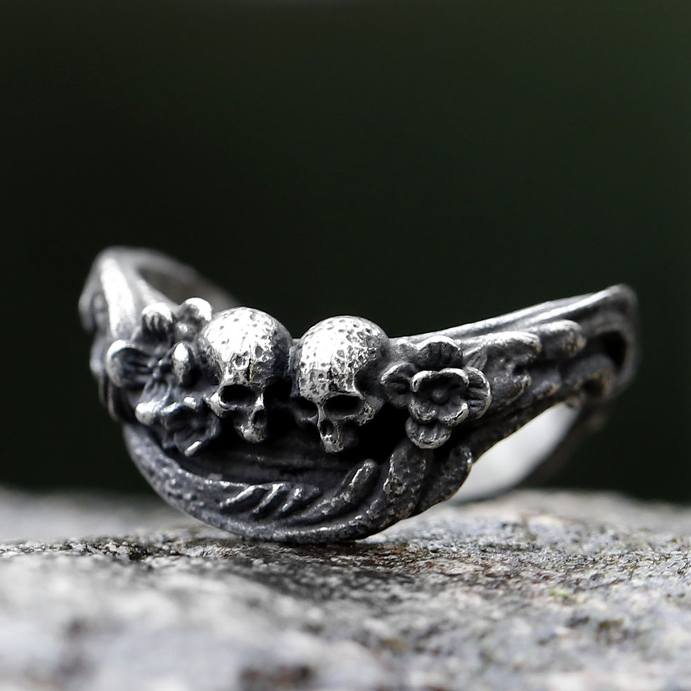 Anillo de calavera dominante d - Vintage Fashion Guide reseña y precio