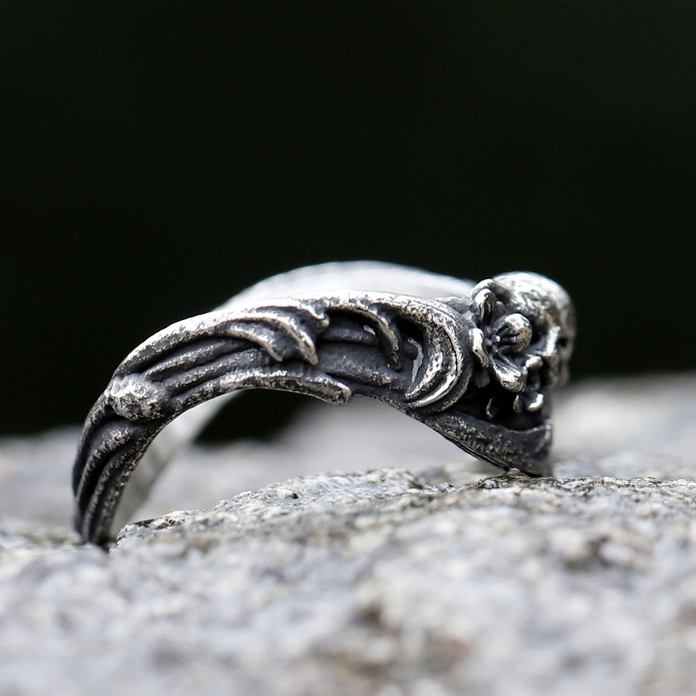 Anillo de calavera dominante d - Vintage Fashion Guide reseña y precio
