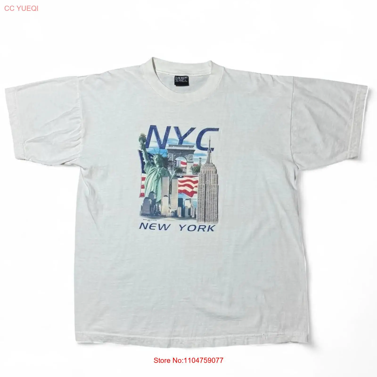 Camiseta Vintage Y2K Souvenir  - Vintage Fashion York reseña y precio