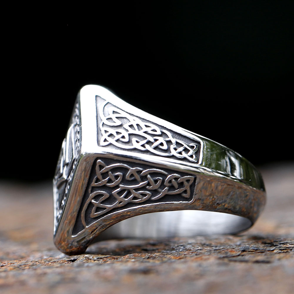 Anillo Vintage de acero inoxid - Vintage Fashion Guide reseña y precio