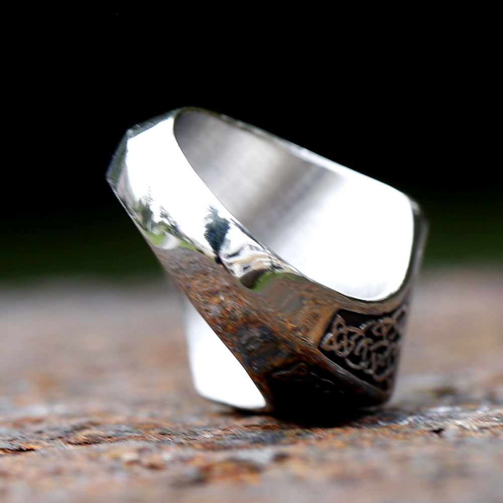 Anillo Vintage de acero inoxid - Vintage Fashion Guide reseña y precio