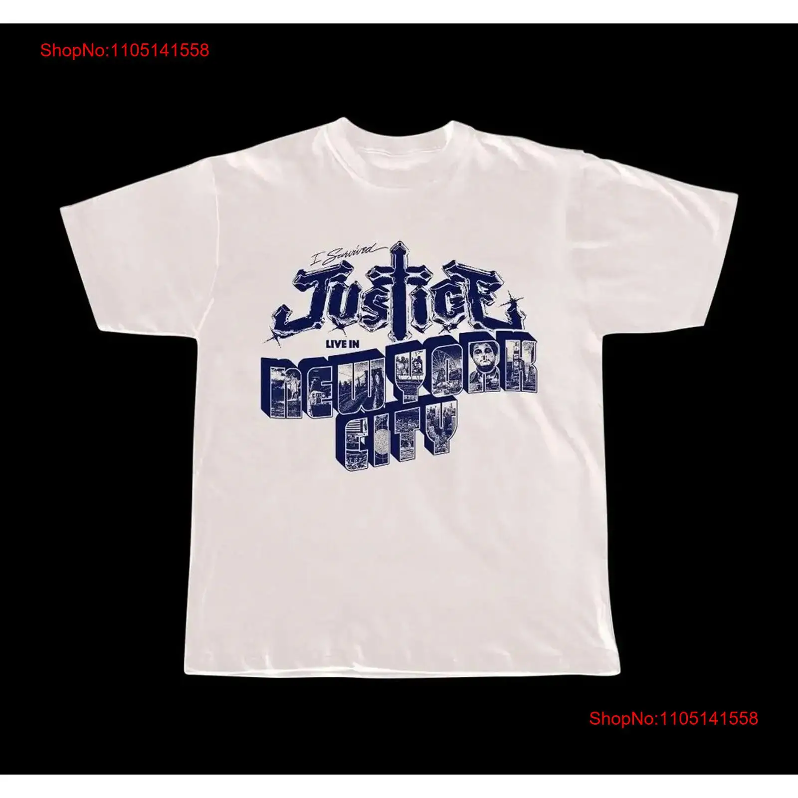 Camiseta de la banda de la jus - Vintage Fashion York reseña y precio