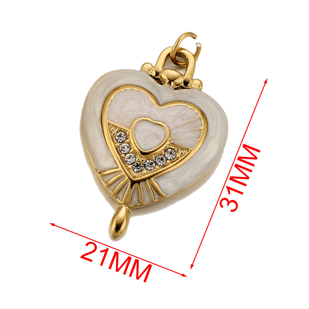 3 piezas de dijes de corazón v - Vintage Fashion Patterns reseña y precio