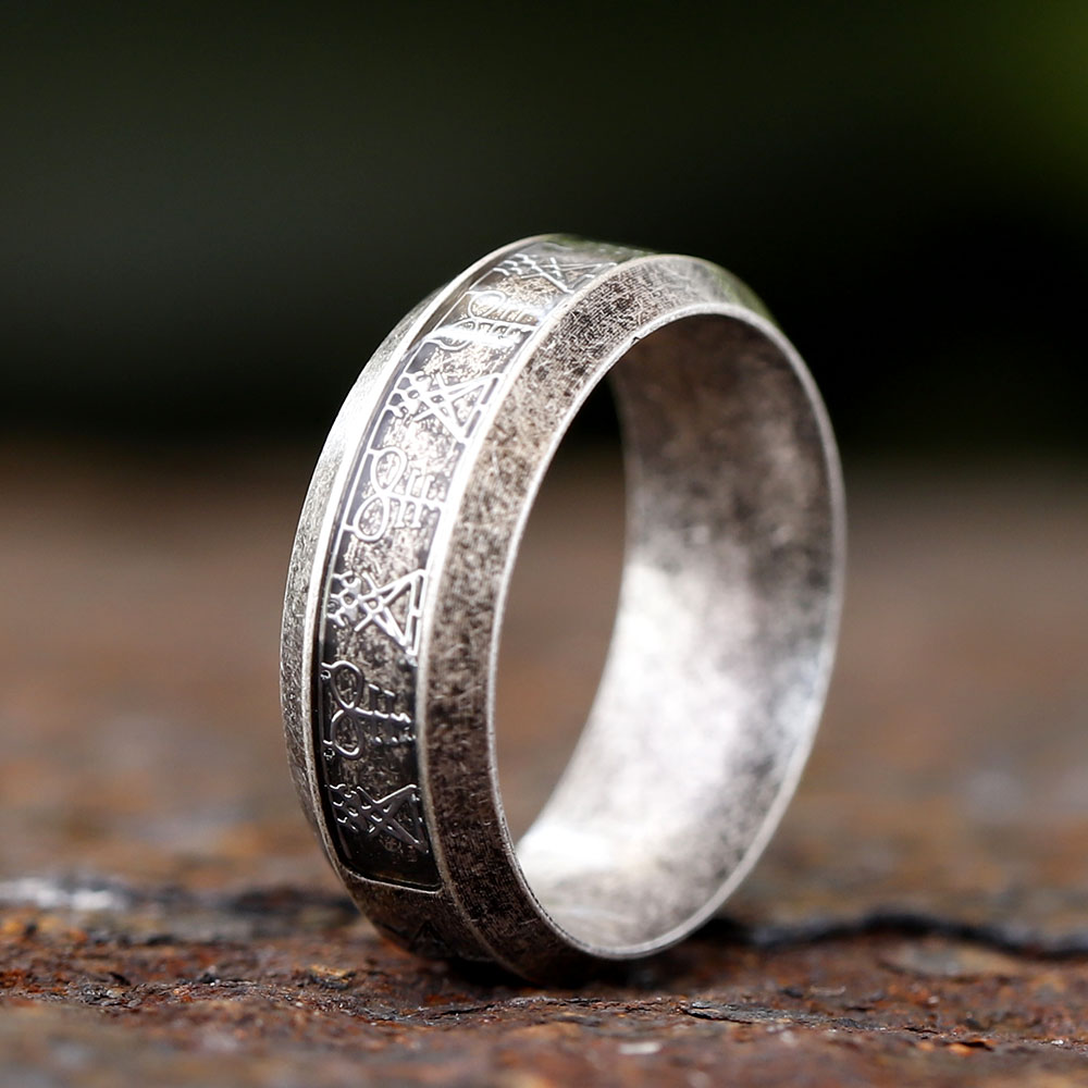 Anillo de sello Lucifer Satan  - Vintage Fashion Guide reseña y precio