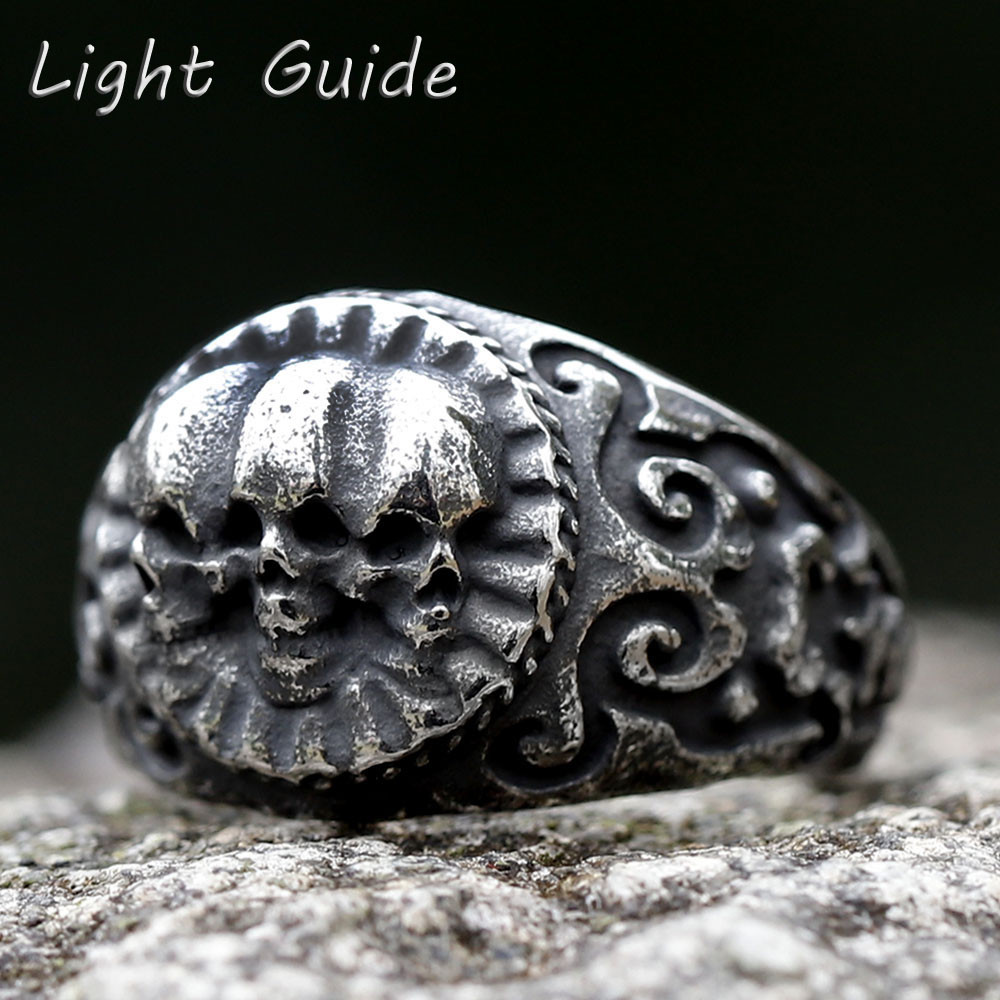 Anillo de calavera dominante n - Vintage Fashion Guide reseña y precio