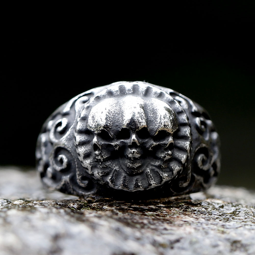 Anillo de calavera dominante n - Vintage Fashion Guide reseña y precio